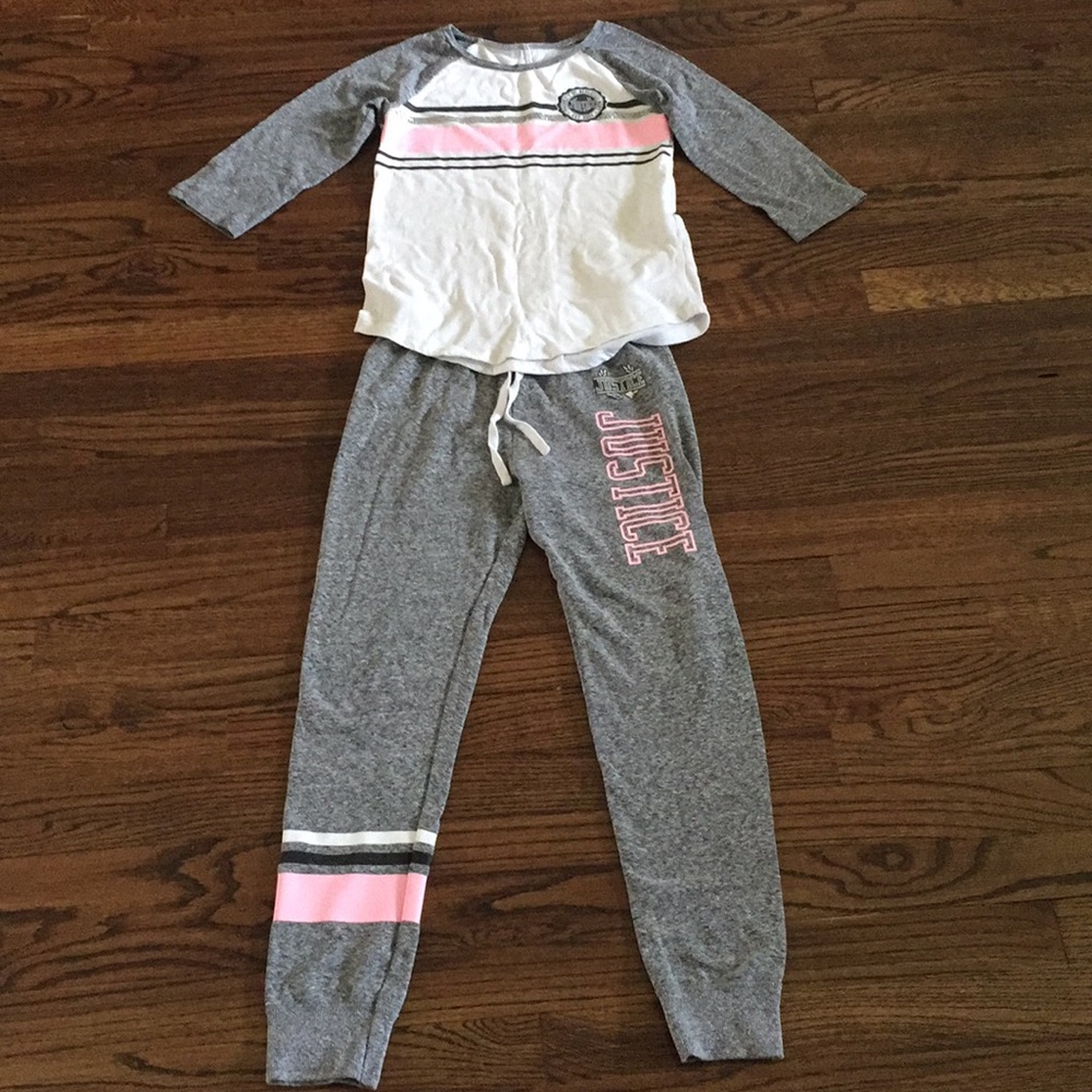 Justice girls leisure suit